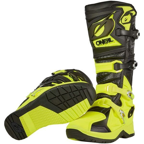 O'Neal 2025 Motocross Boots RMX Pro Neon Yellow Black