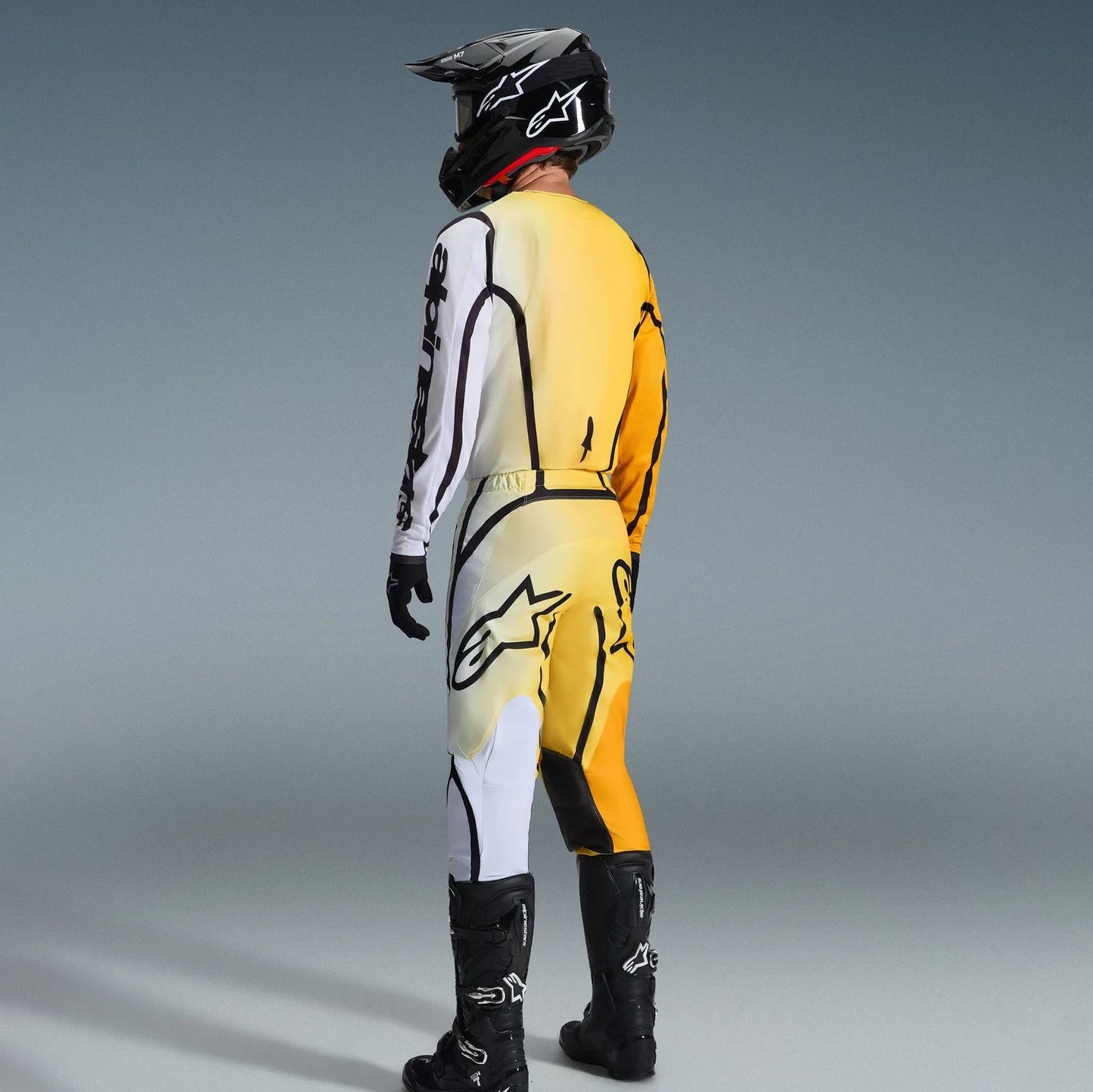 Alpinestars 2026 Fluid Apex Motocross Combo Kit Yellow Black