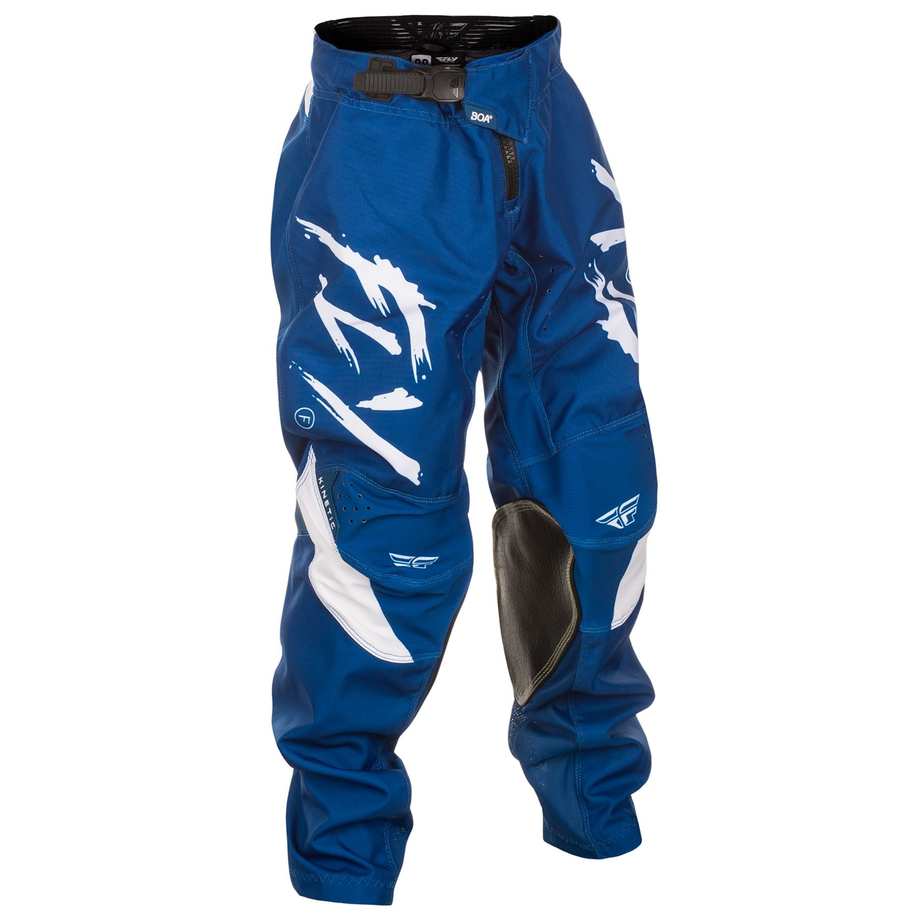 Fly Racing 2025 Youth Kinetic Stoke Motocross Pants Navy White