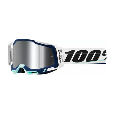 100% MX Goggles Racecraft 2 Arsham Silver Mirror