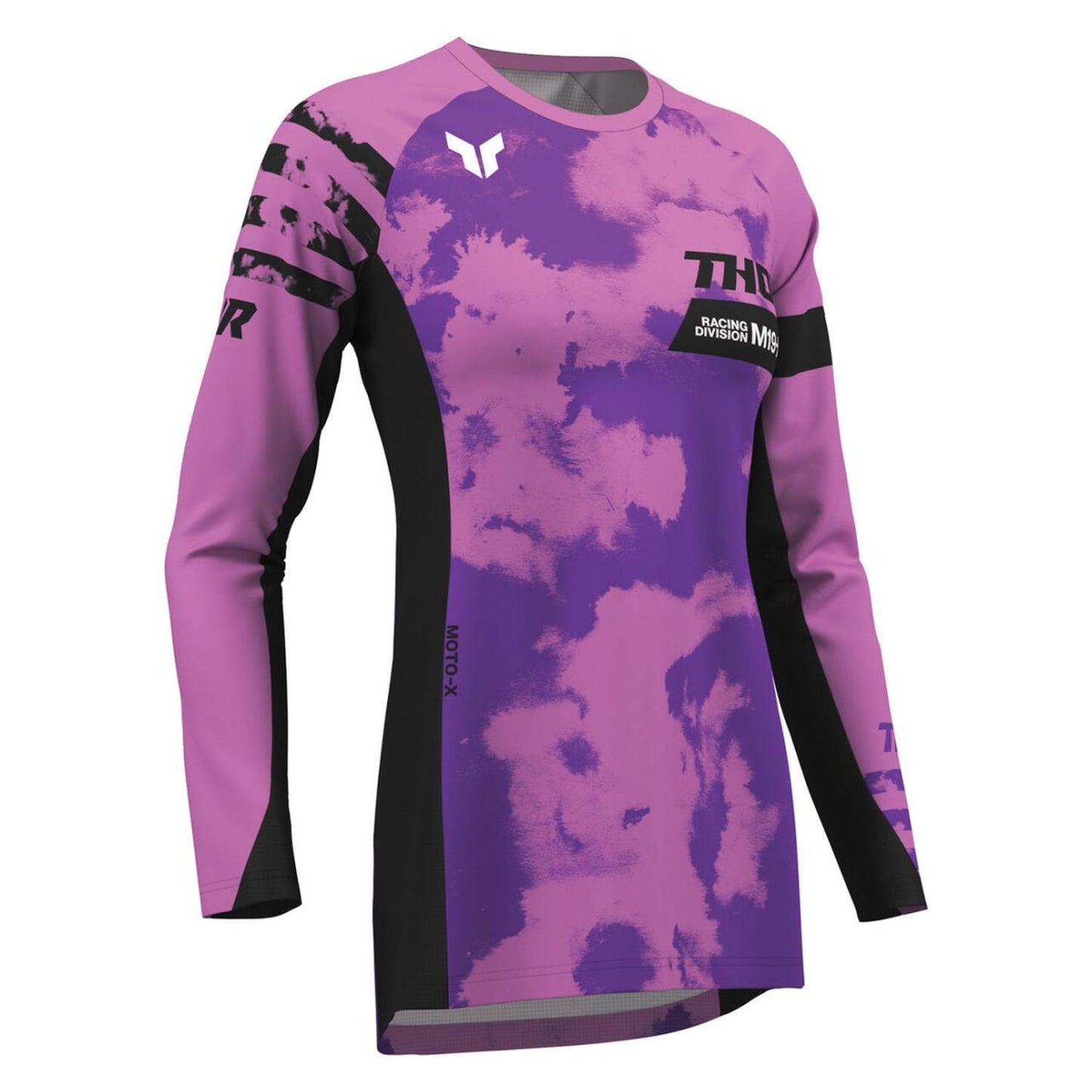 Thor 2026 Womens Launchmode Bleach Black Orchid MX Combo Kit