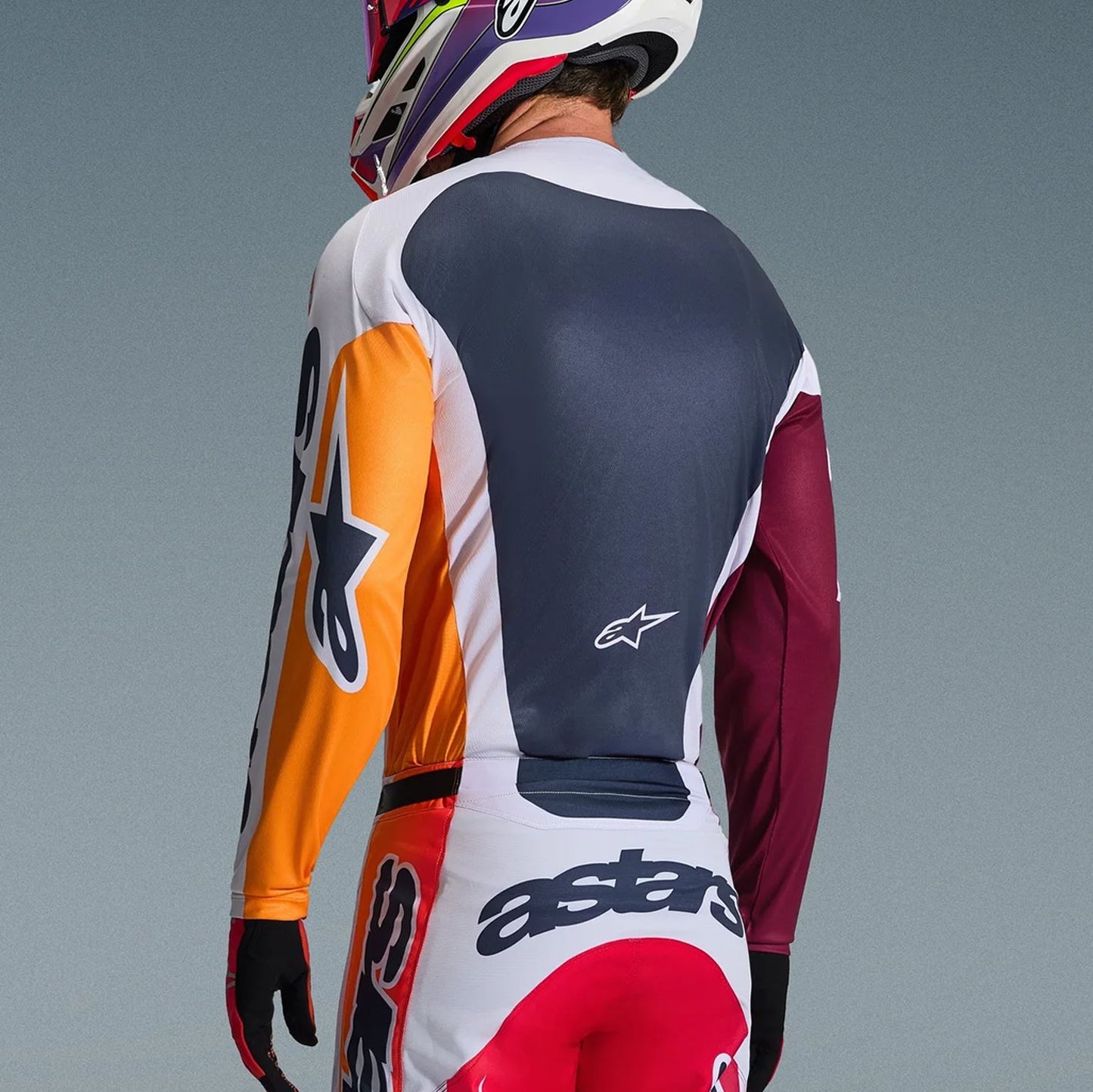 Alpinestars 2026 Racer Portl Motocross Combo Kit Red Light Grey Dark Grey