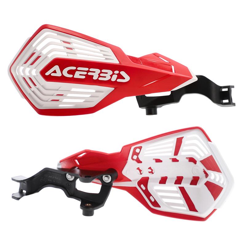 Acerbis K-Future GG Motocross Handguards Red White Husqvarna FE 350 W 2024