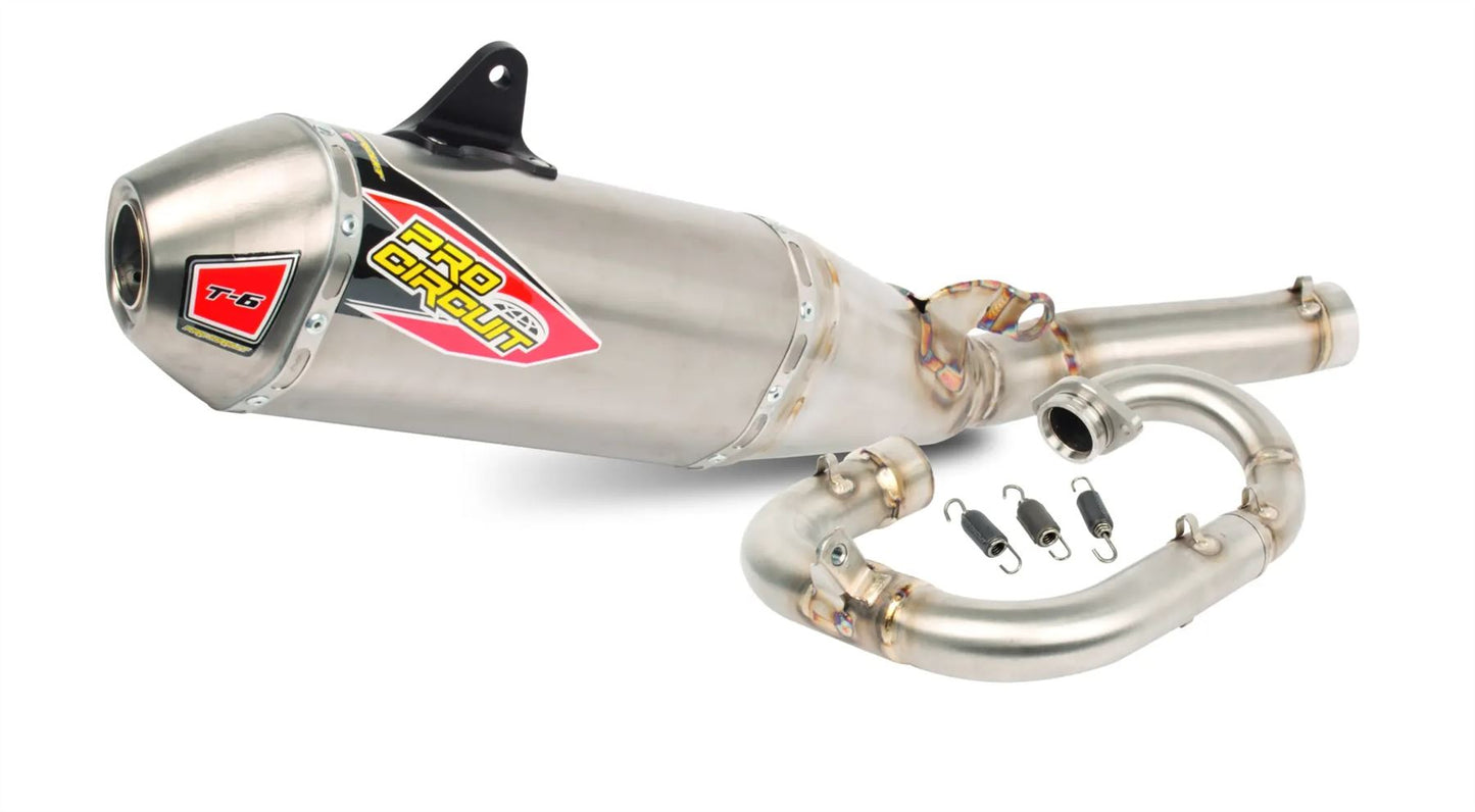 Pro Circuit T-6 BC Stainless/Titanium Exhaust System For Yamaha YZ 250 FX 2019-2026