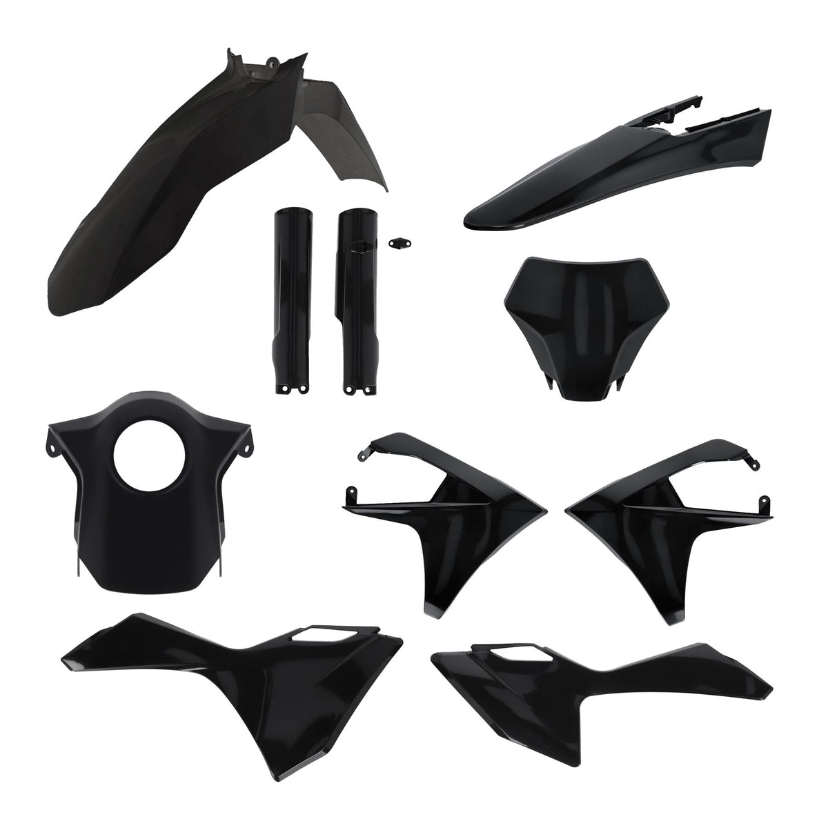 Acerbis Full Plastic Kit Black 0027186.090
