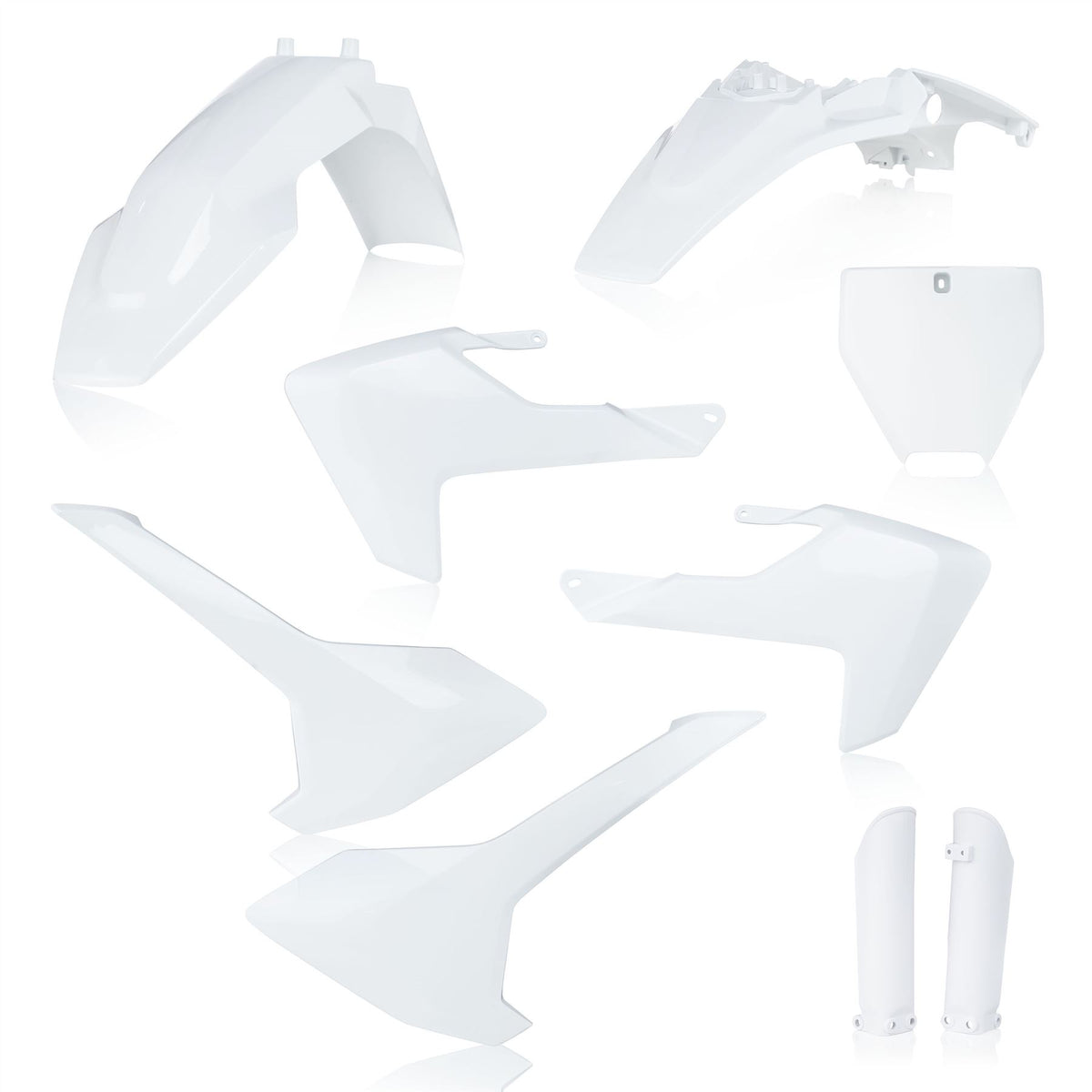 Acerbis Radiator Rad Scoops Metallic Grey For Husqvarna FE 450 2020-2023