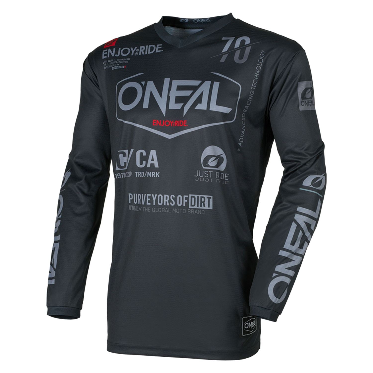 O'Neal 2026 Element Brand Black Grey MX Jersey