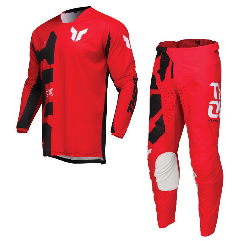 Thor 2026 Motocross Combo Kit Launchmode Forge Red