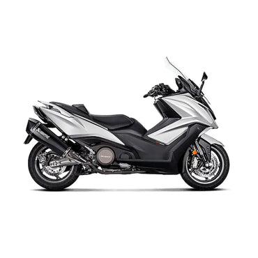 Akrapovic Stainless Steel Black Line Slip On Silencer For Kymco AK 550 I ABS 2017-2020