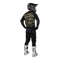 Troy Lee Designs 2024 Off Road Combo Kit Scout SE Systems Brushed Camo Black Military Green