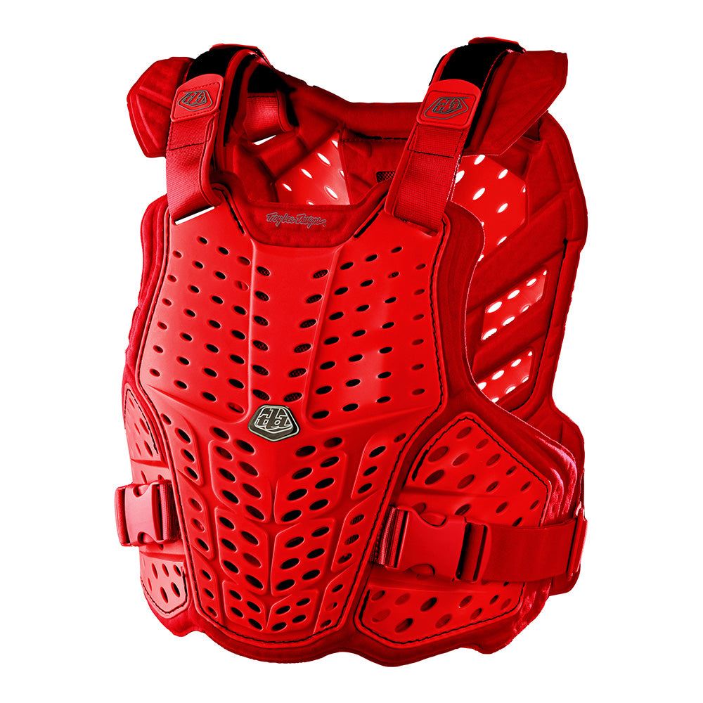 Troy Lee Designs 2025 Rockfight Solid Red Chest Protector