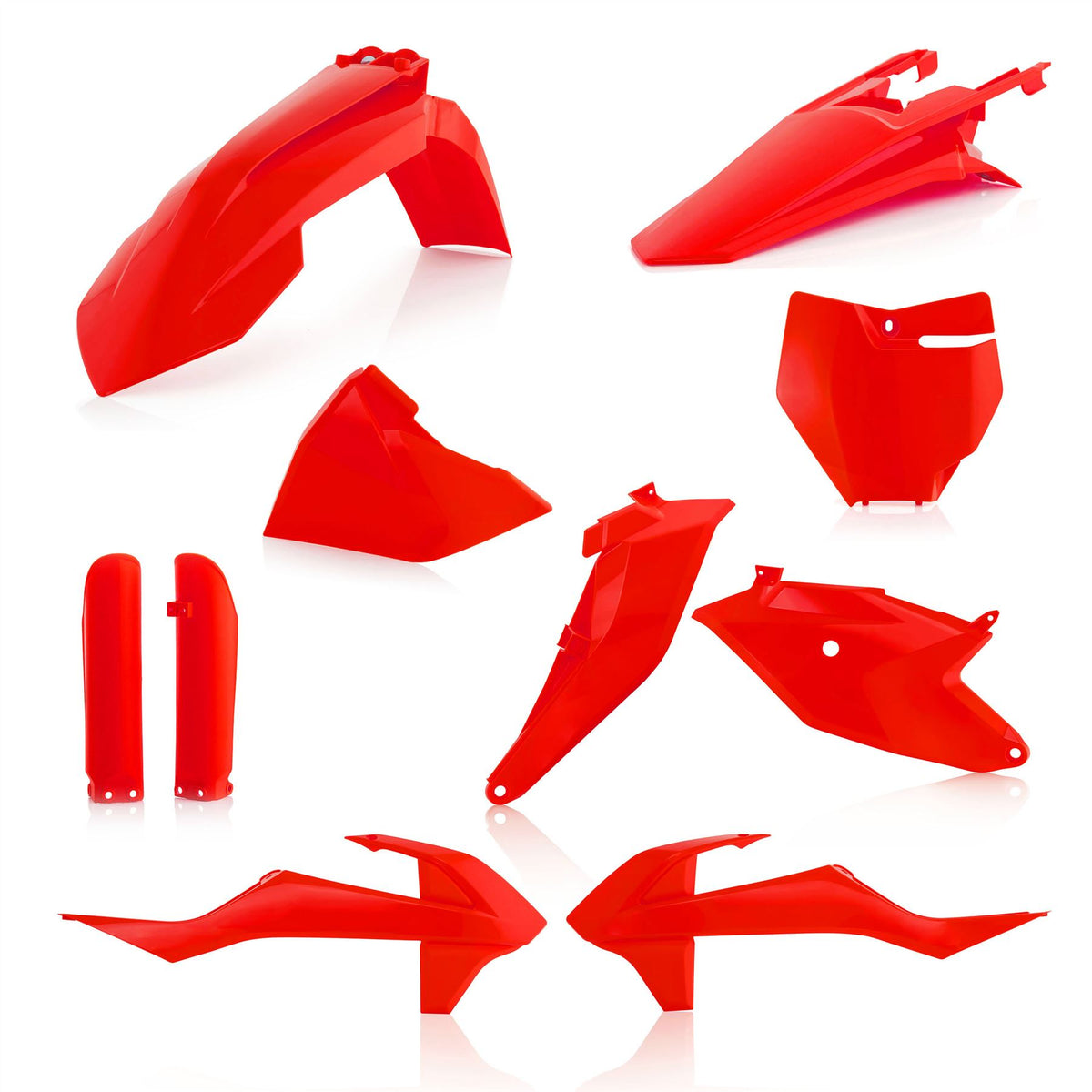 Acerbis Full Plastic Kit Orange Flou 0022933.014