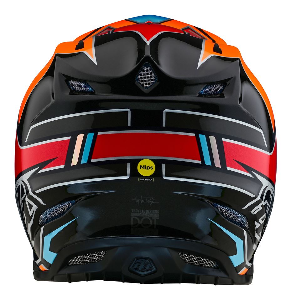 Troy Lee Designs 2025 SE5 Composite Helmet Efix Fire