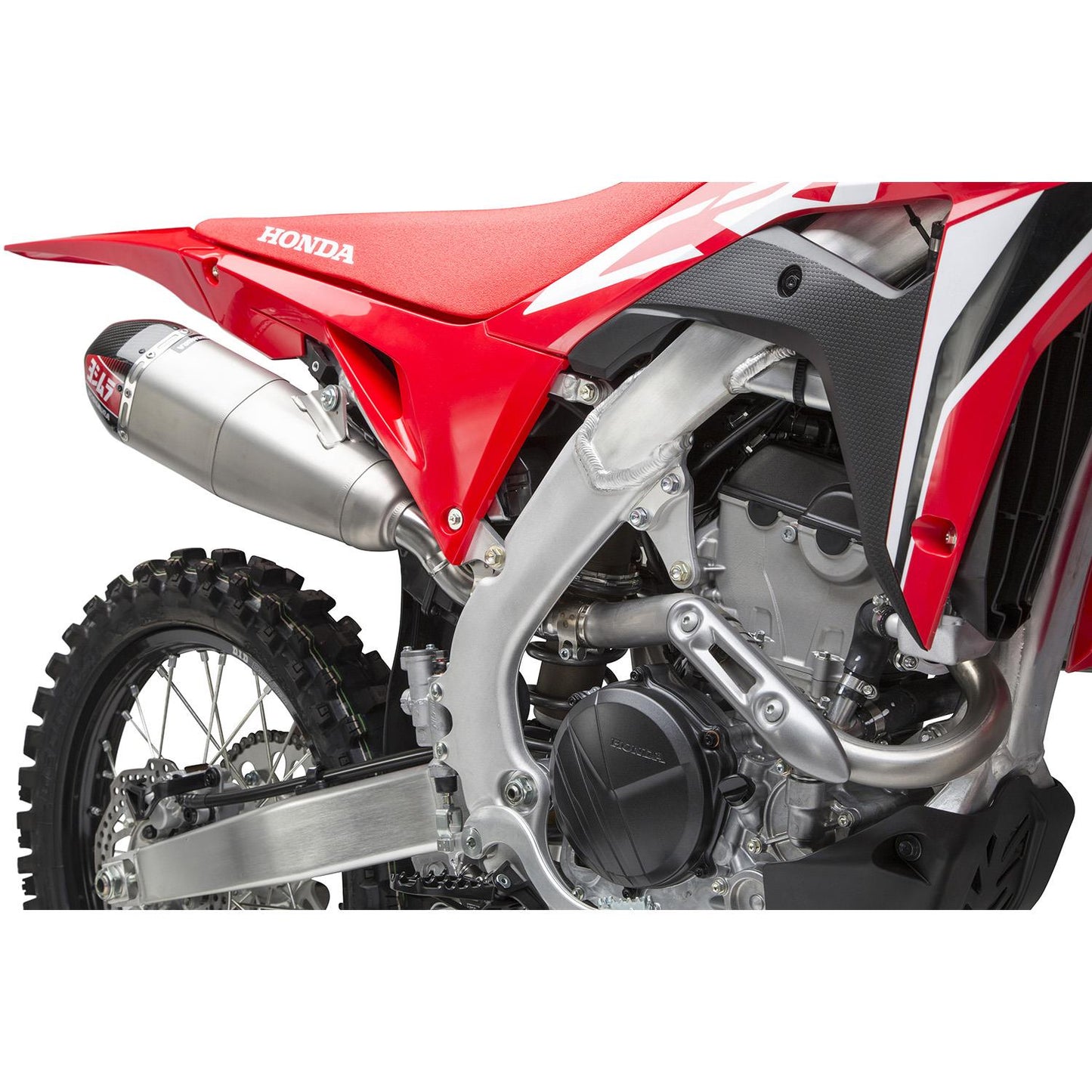 Yoshimura RS-9T Slip On Pair Stainless Steel Carbon Cap For Motocross Enduro Motorcycles