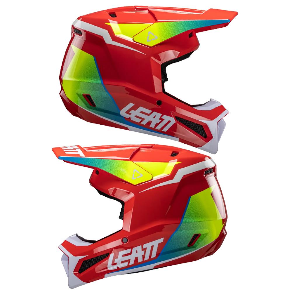 Leatt 2025 Motocross Helmet V25 2.5 Red