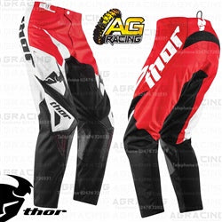 Thor Motocross Phase Tilt Red Pants