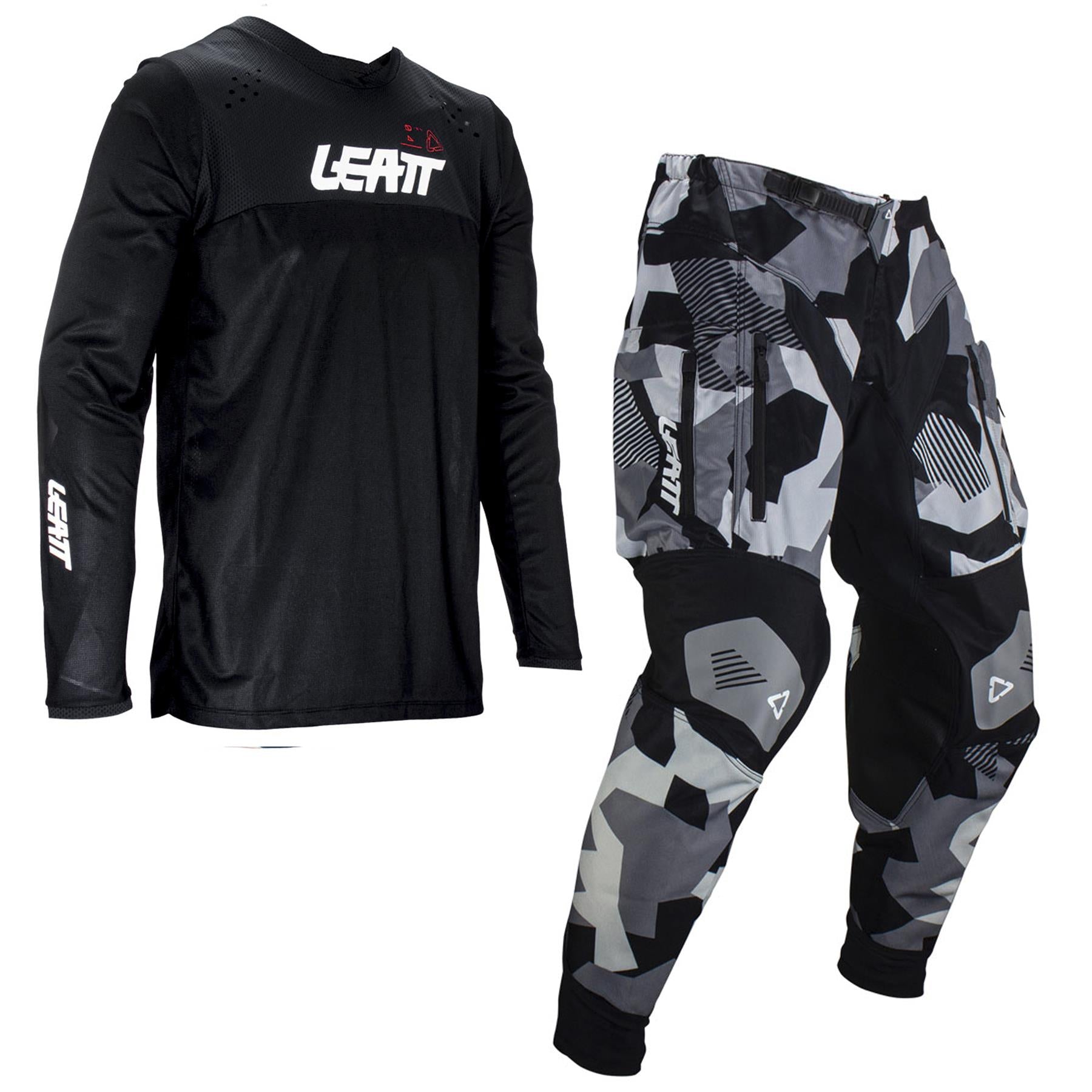 Leatt 2024 Combo Kit Pants & Jersey Moto 4.5 Enduro Black
