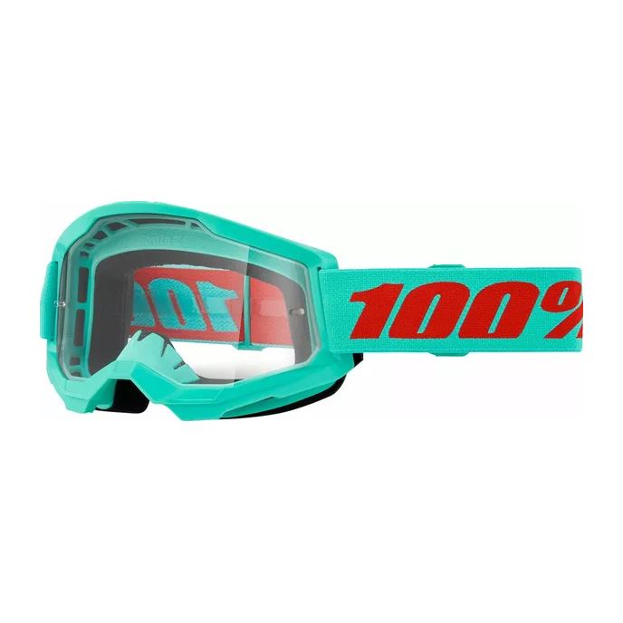 100% MX Goggles Strata 2 Maupiti Clear