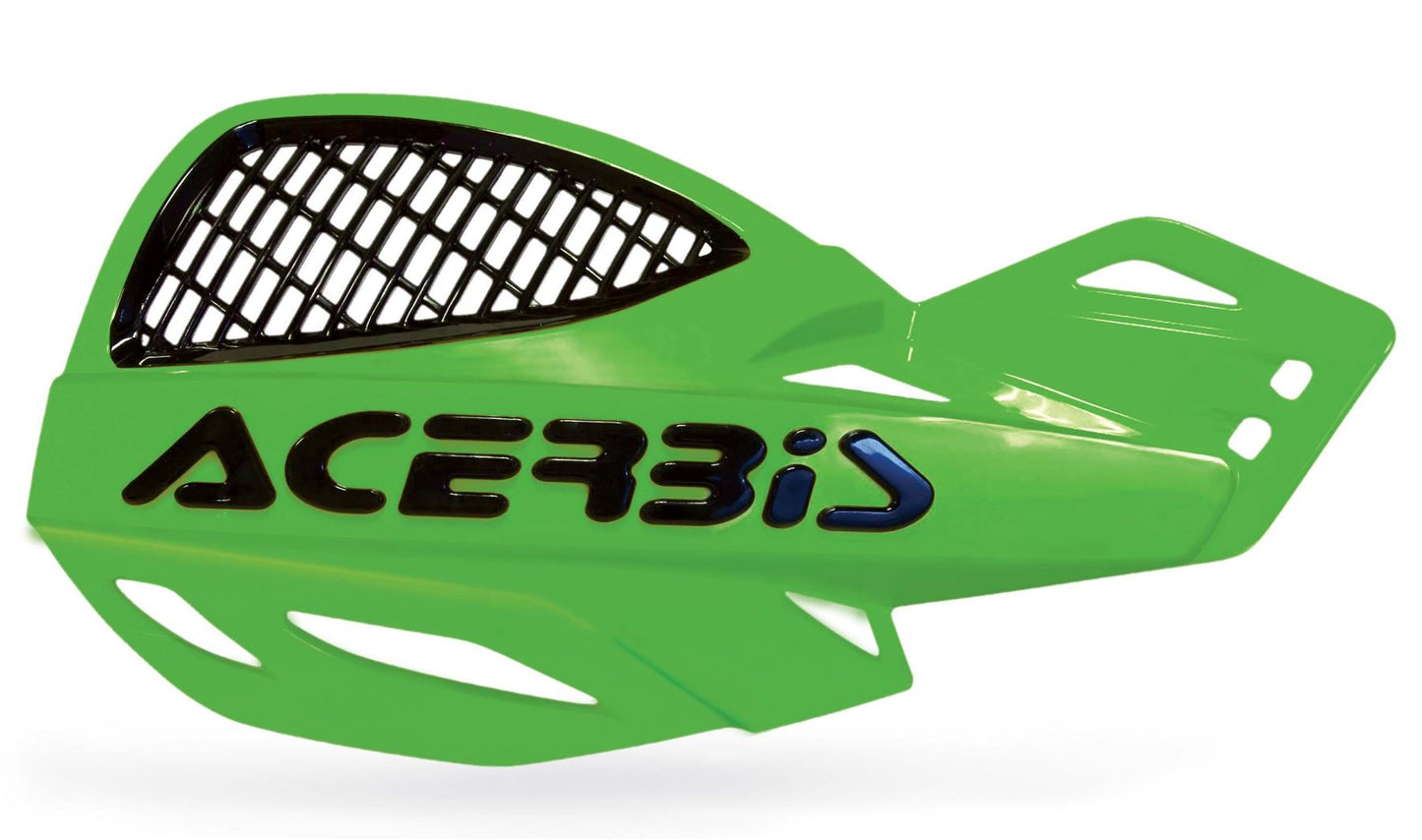 Acerbis Uniko MX Handguards Pair + Kit For Green Black Fantic XE XEF XX XXF