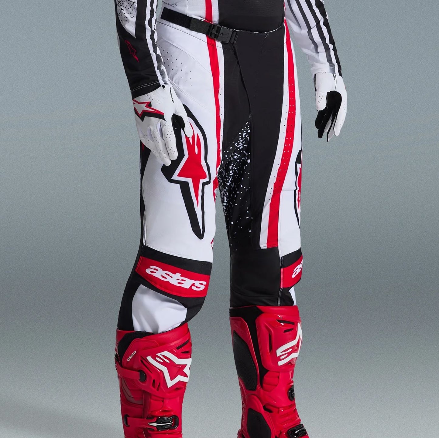 Alpinestars 2026 Techstar Nomur Motocross Pants Black White Red