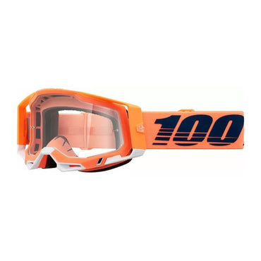 100% MX Goggles Racecraft 2 Coral Clear