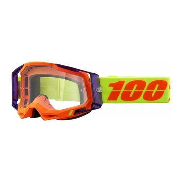 100% MX Goggles Racecraft 2 Panam Clear