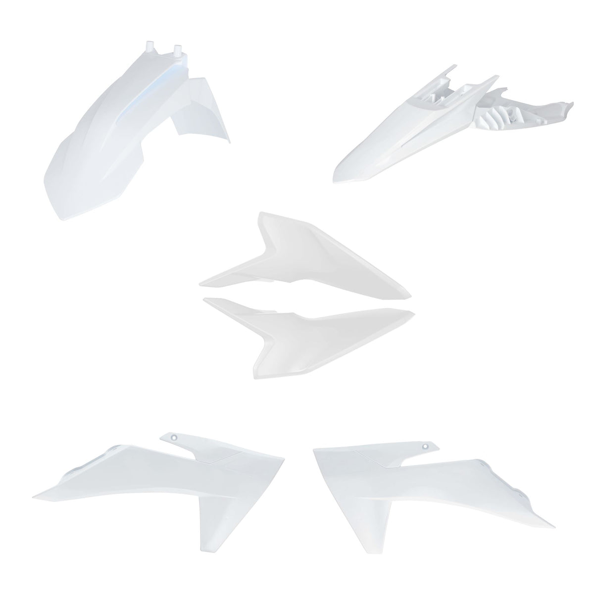 Acerbis Plastic Kit White For KTM SX-E 3 2025-2027