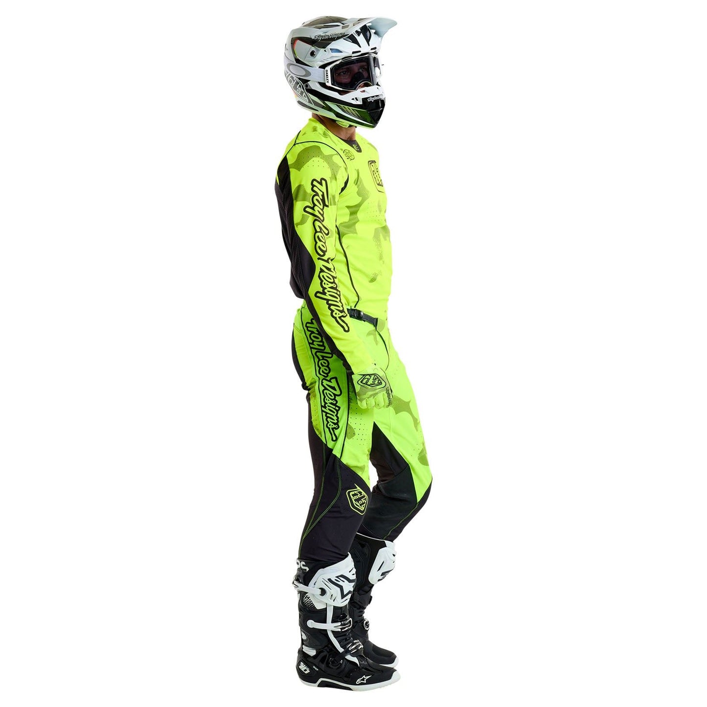 Troy Lee Designs Spring 2025 MX Combo Kit SE PRO Blotted Flo Yellow