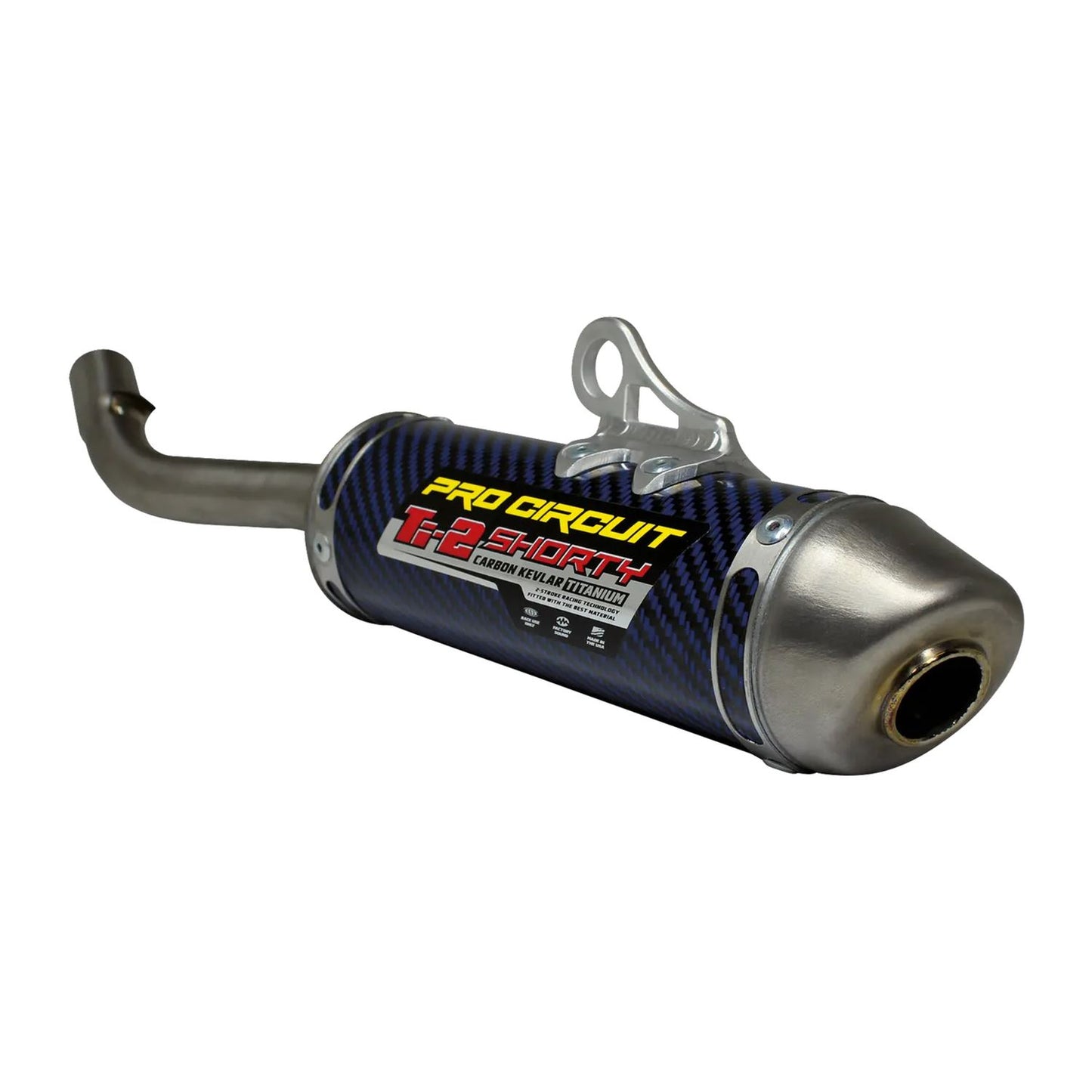 Pro Circuit Ti-2 R304 Blue Carbon Silencer For Yamaha YZ 125 X 2023-2026