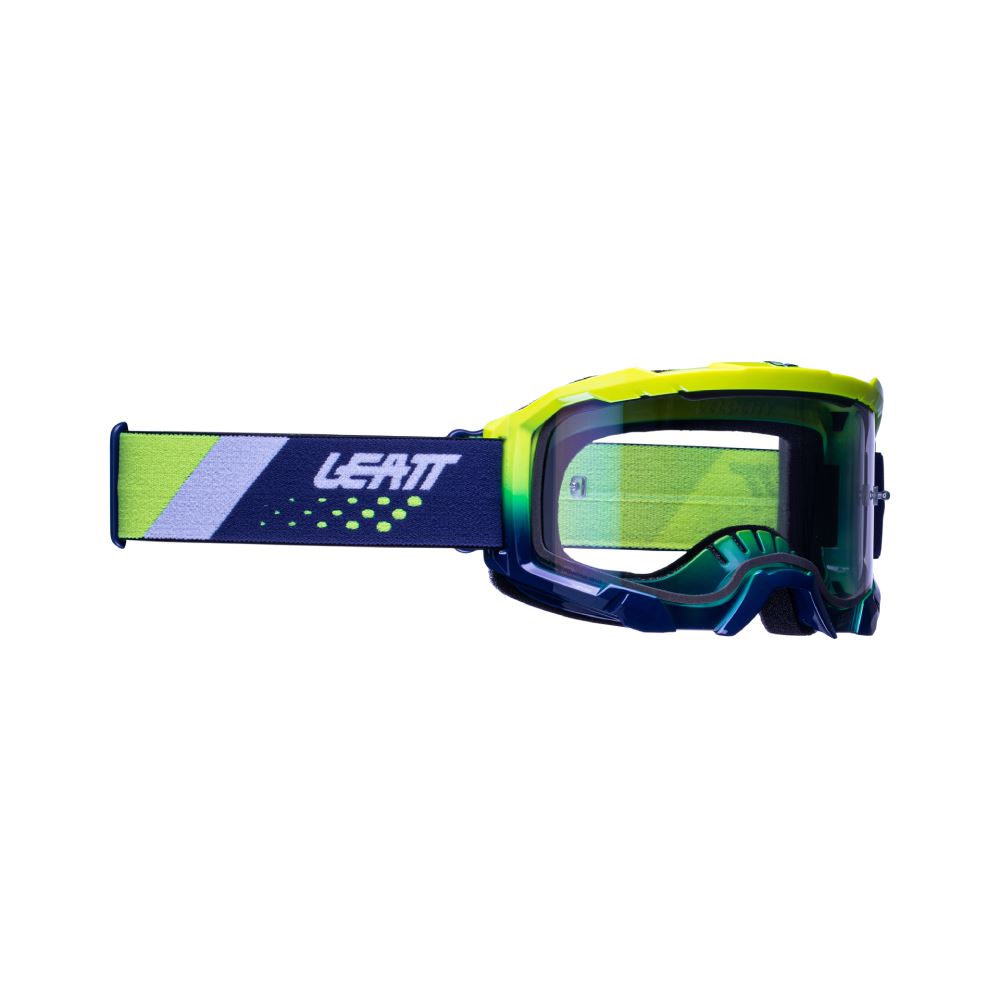 Leatt 2024 Goggles Velocity 4.5 Iriz Neon Yellow -  Purple Lens