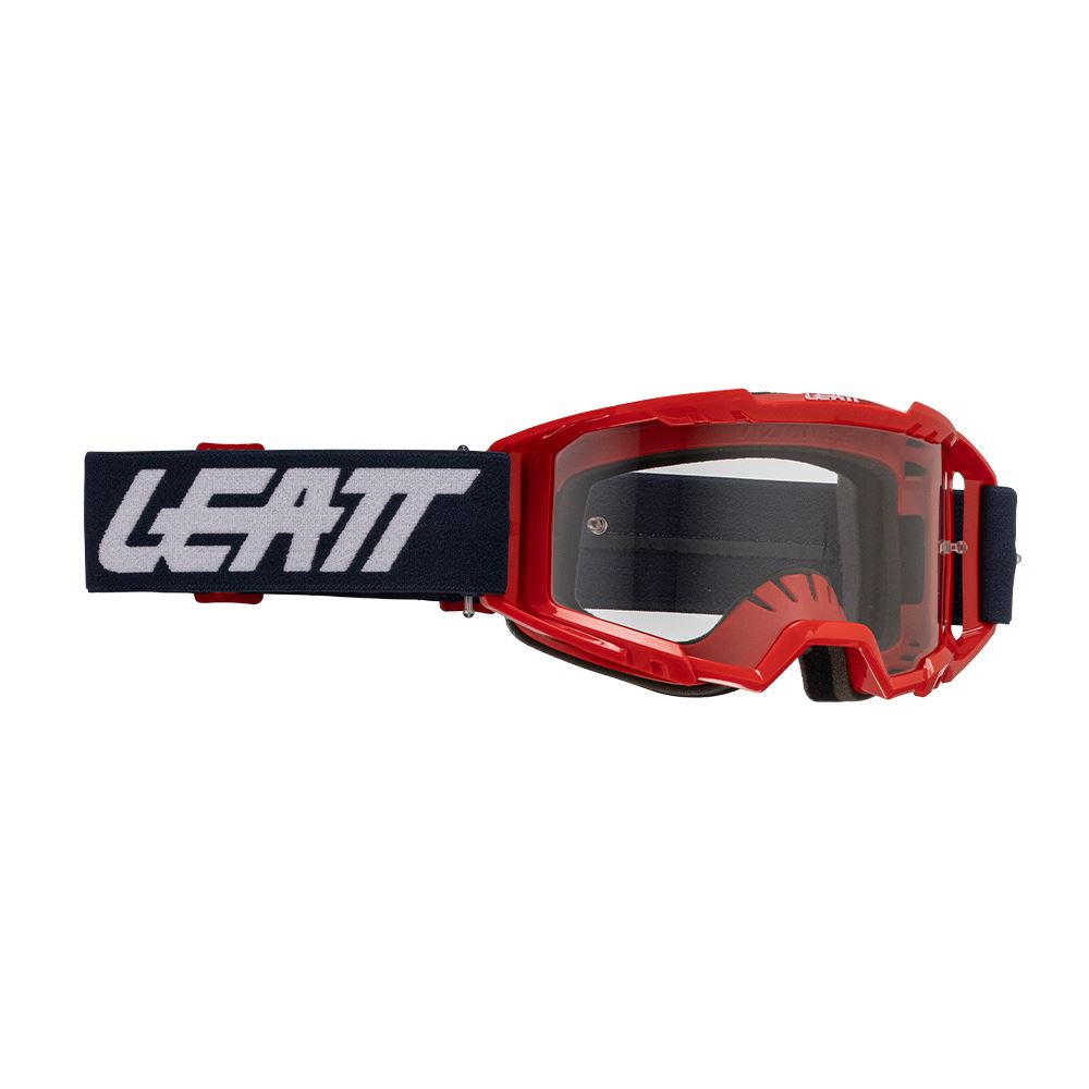 Leatt 2025 Motocross Goggles Vizion 3.5 Red - Clear Lens