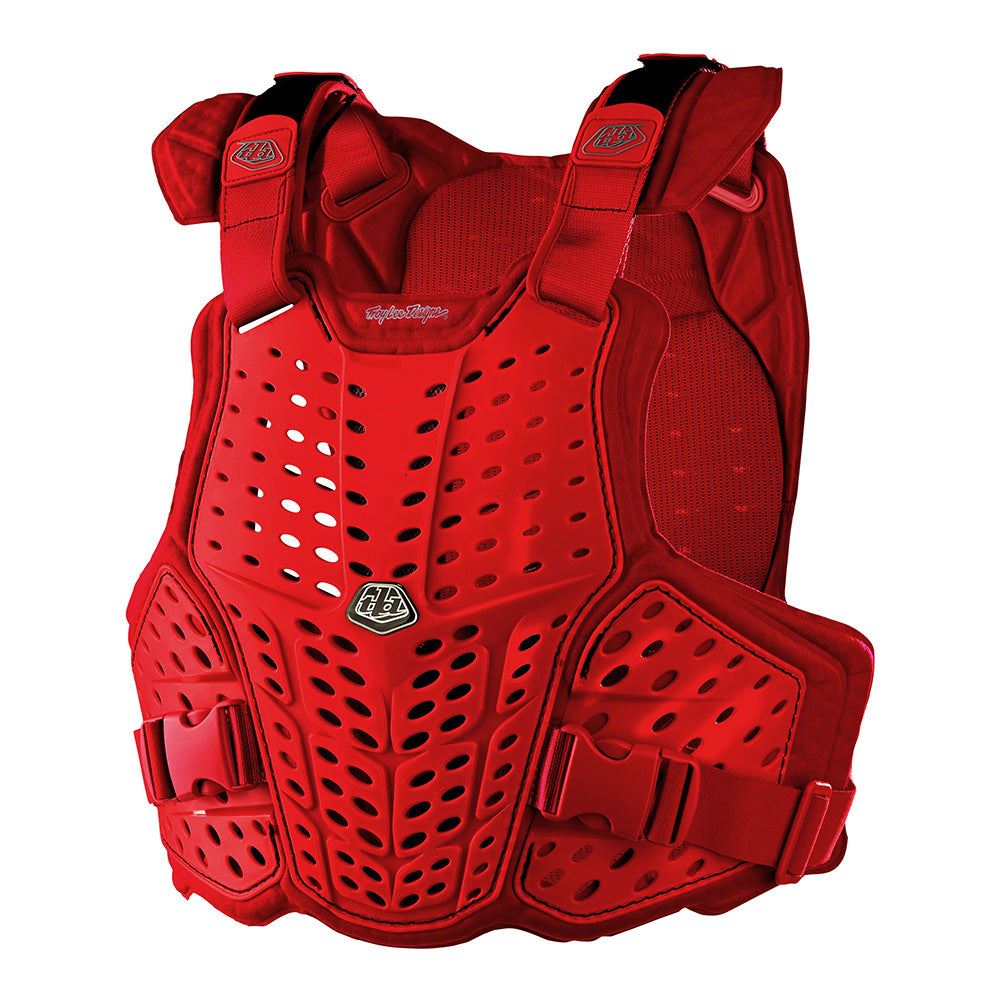 Troy Lee Designs 2025 Rockfight CE Flex Solid Red Chest Protector