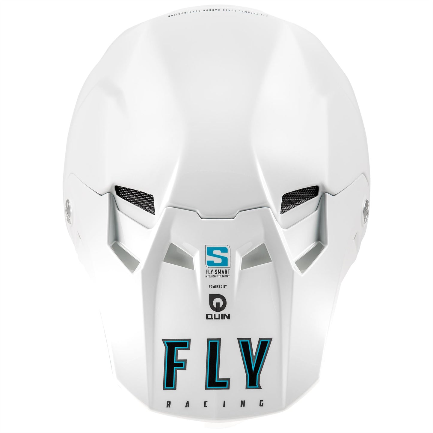 Fly Racing 2025 Formula S Carbon Solid Motocross Helmet White