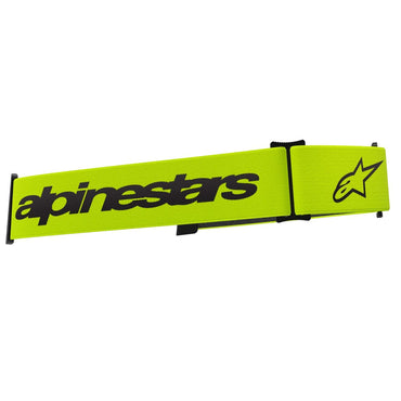 Alpinestars Supertech Goggles Strap Yellow Flou Black