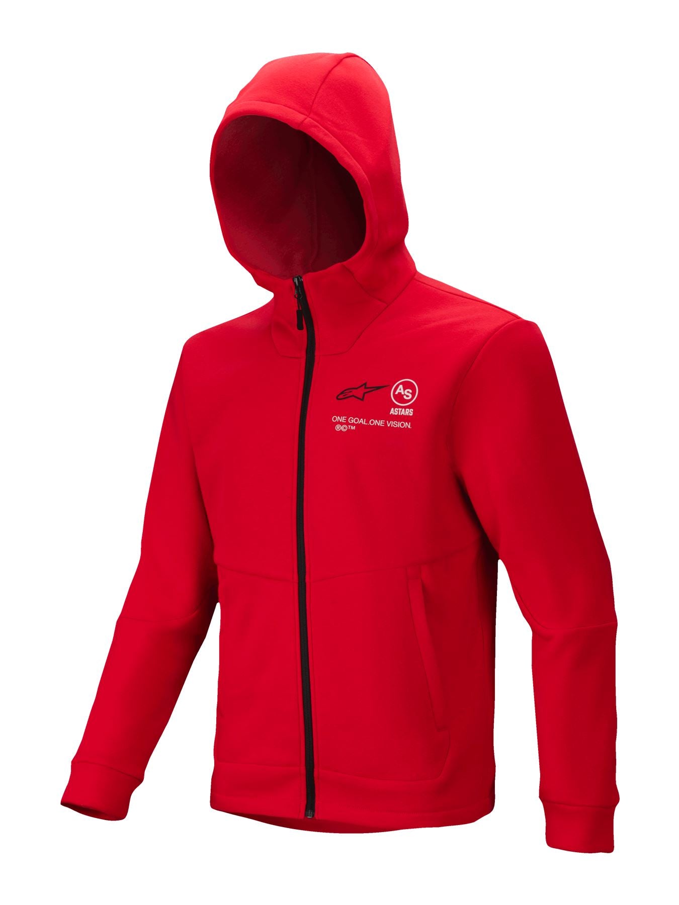 Alpinestars 2026 Racer MX Fleece Ride Hoodie Bright Red