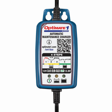 OptiMate 1 DUO Battery Maintainer Bronze 12V / 12.8V 0.6A Maintenance Charger