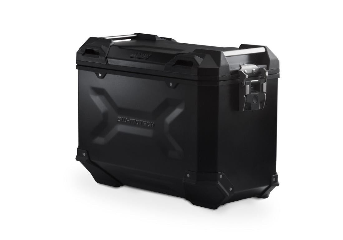 SW-Motech TRAX ADV Right Side Motorcycle Case Aluminum 45 Litre Black