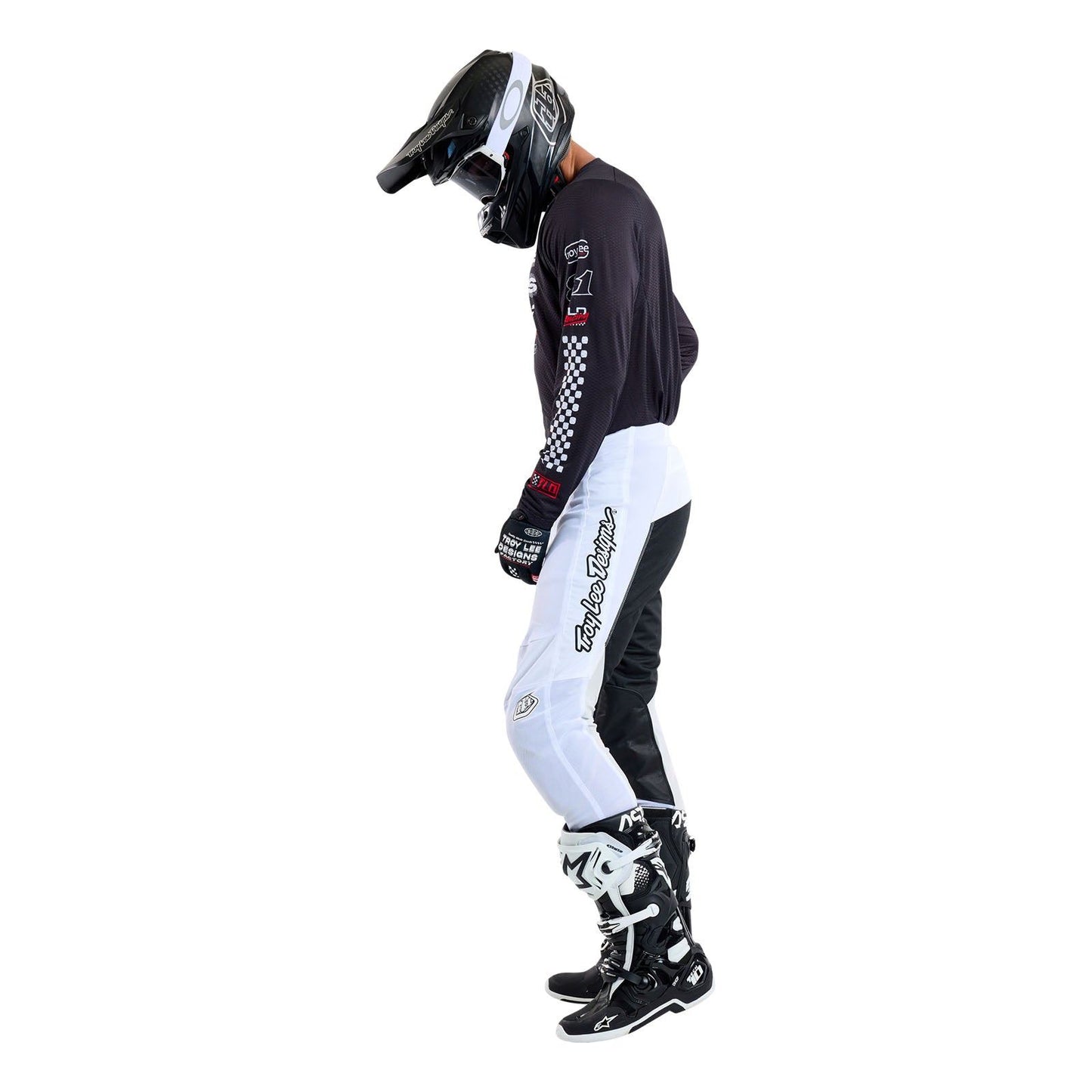 Troy Lee Designs Spring 2025 MX Combo Kit GP PRO AIR Factory Black White