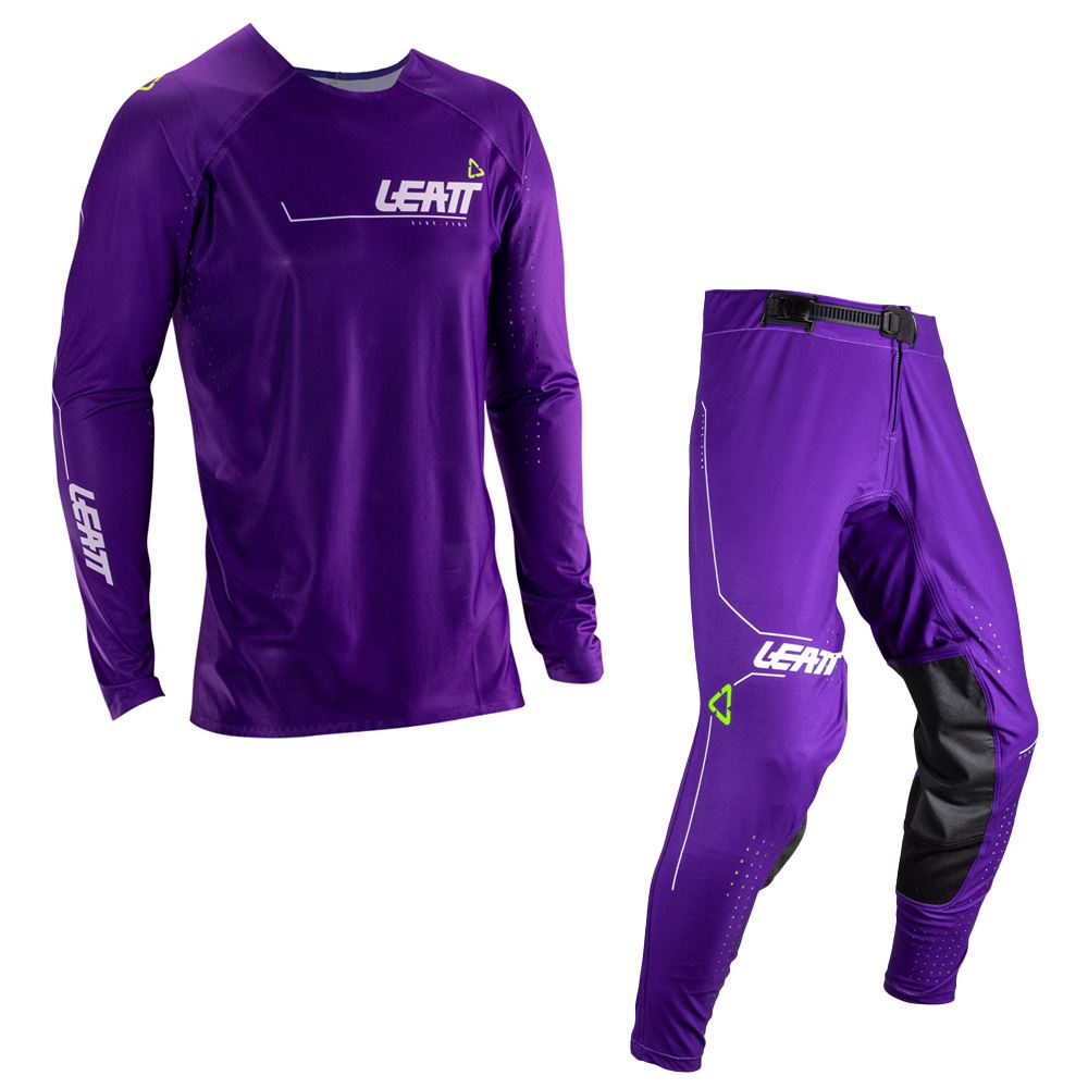 Leatt 2026 Motocross Combo Kit 5.5 Ultraweld Purple