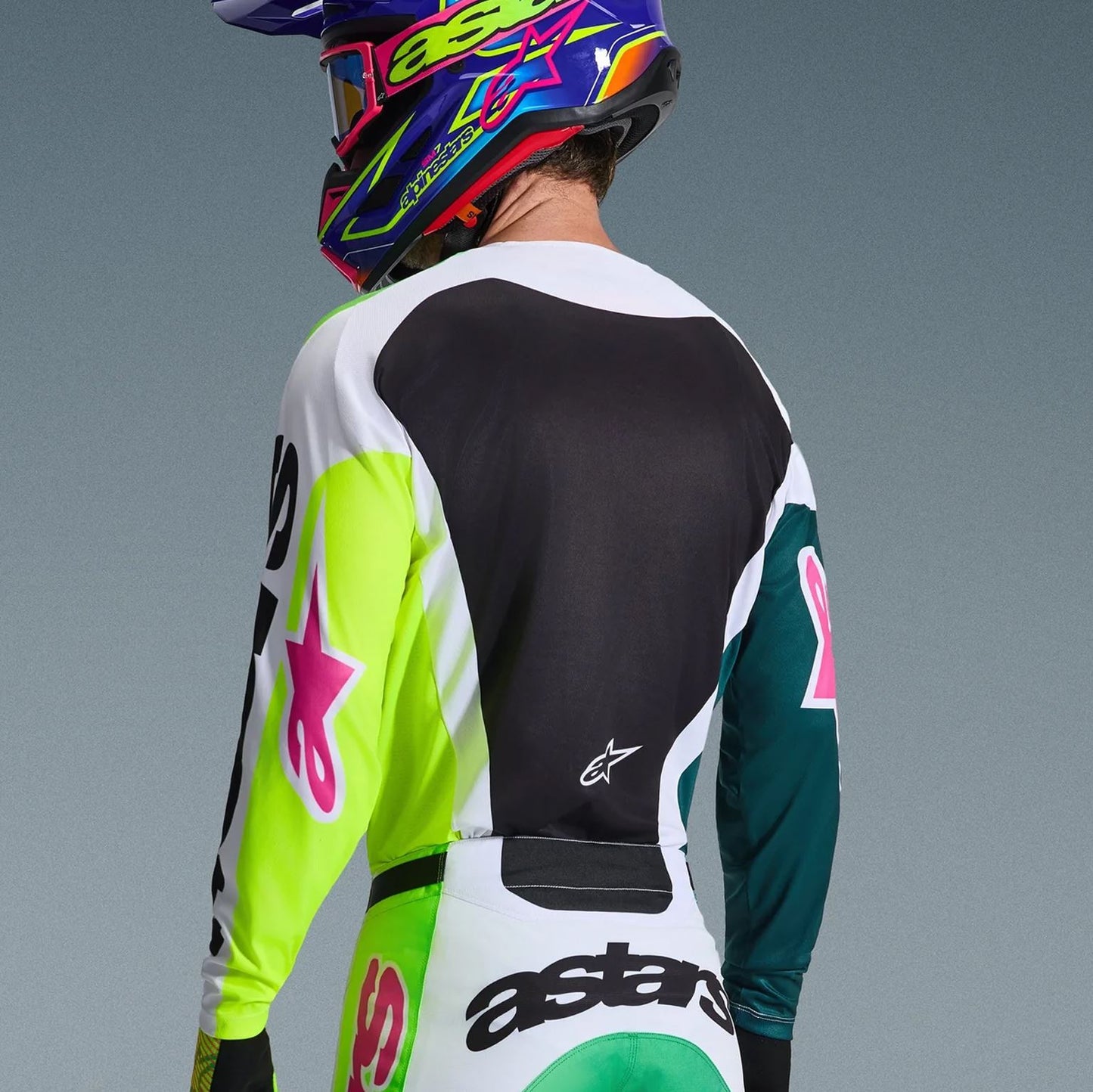 Alpinestars 2026 Racer Portl Motocross Combo Kit Green White Black