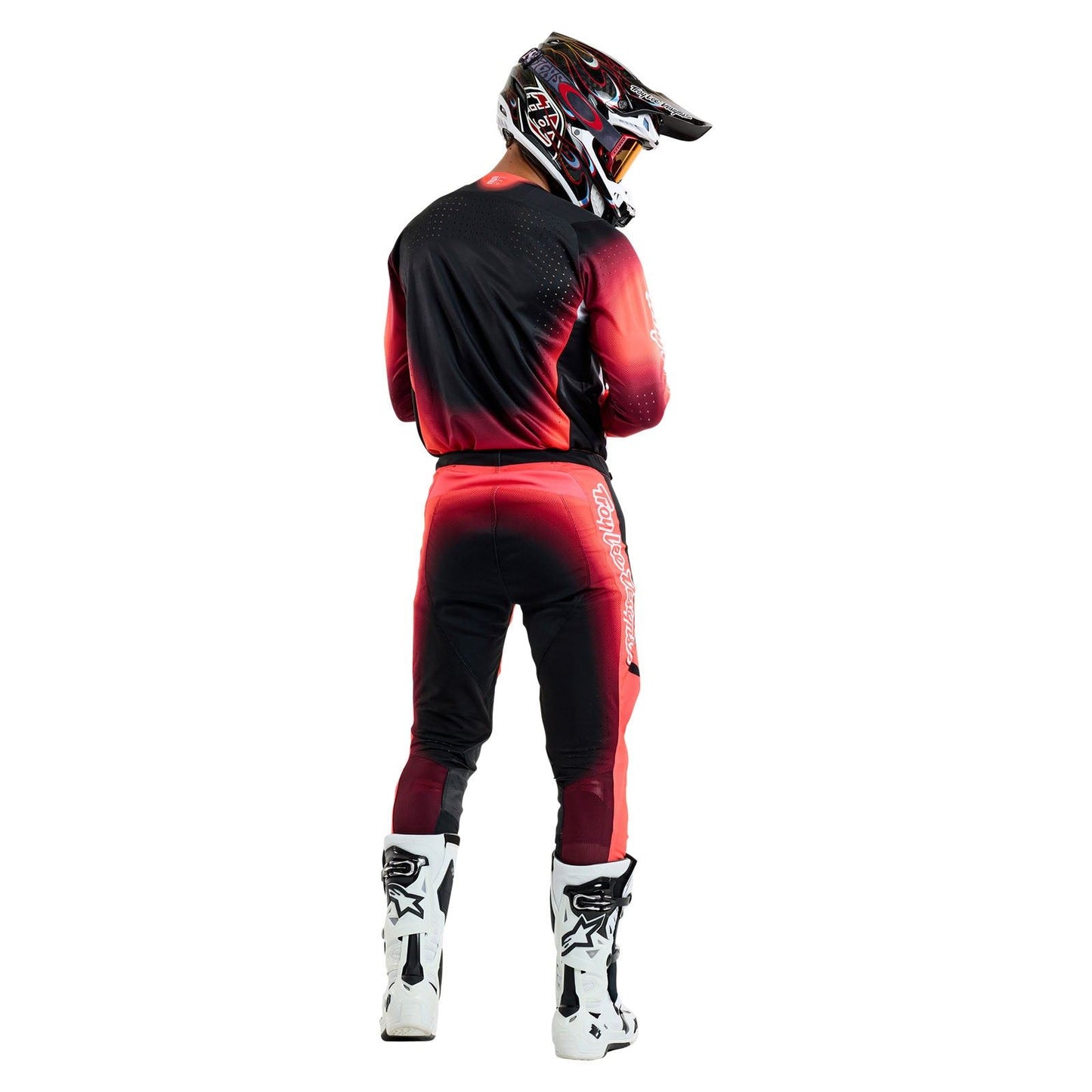 Troy Lee Designs Spring 2025 MX Combo Kit SE PRO Array Infra Red Black