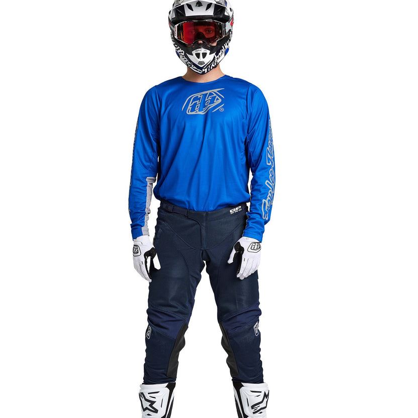Troy Lee Designs 2025 Motocross Combo Kit GP Pro Icon Blue Silver