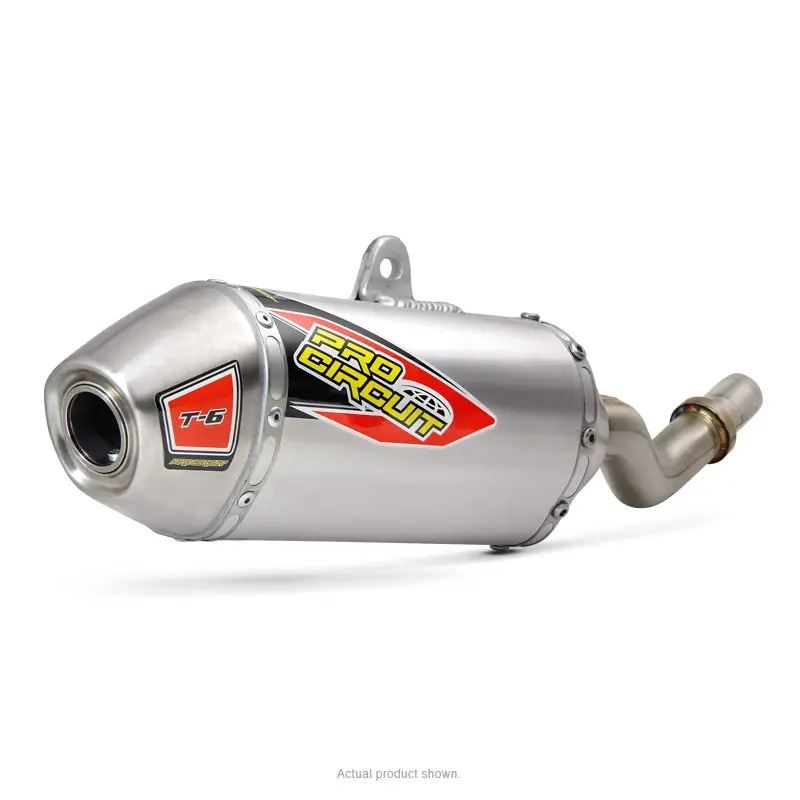 Pro Circuit T-6 Stainless Slip-On Silencer For Kawasaki KLX 300R 2020-2022