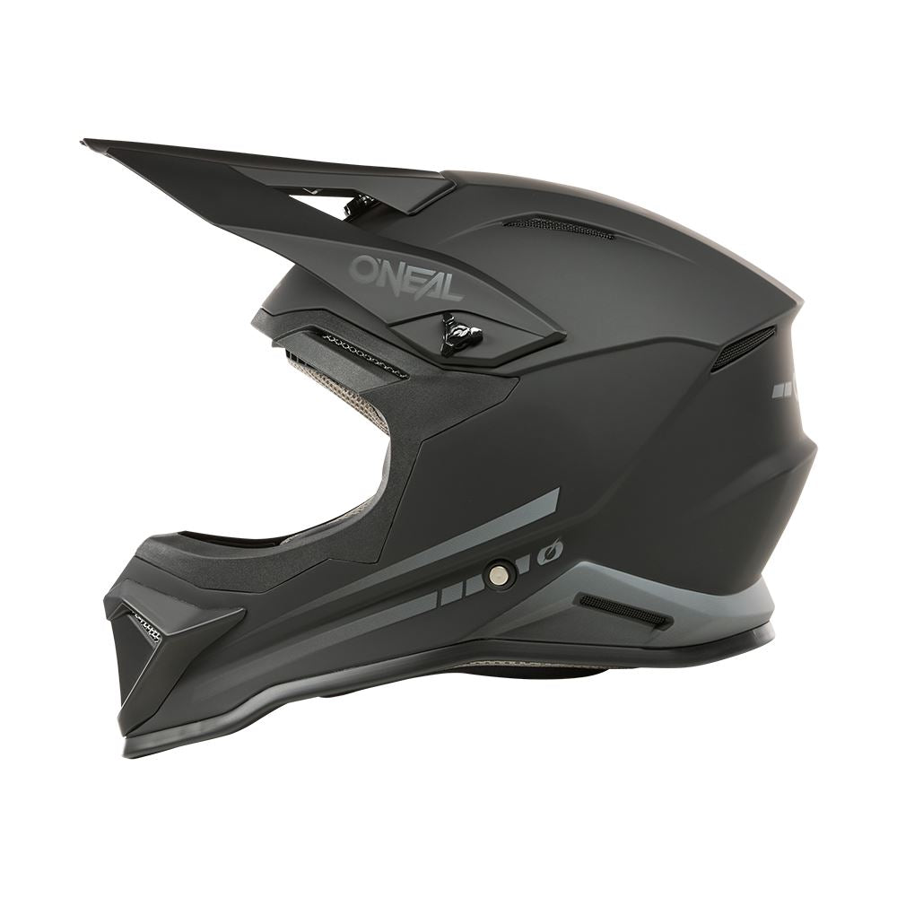 O'Neal 2025 Motocross Helmet 1SRS Youth Solid Black
