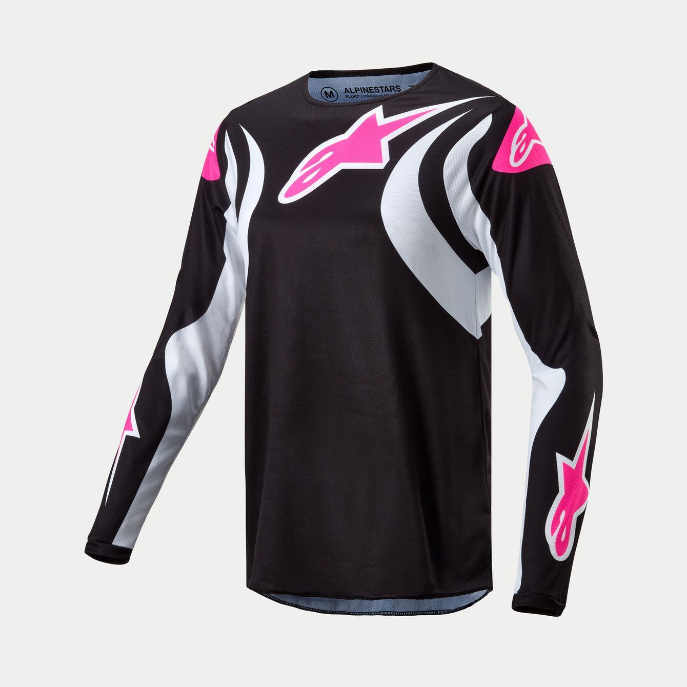 Alpinestars 2024 Stella Fluid Womens Motocross Jersey Black White CLEARANCE