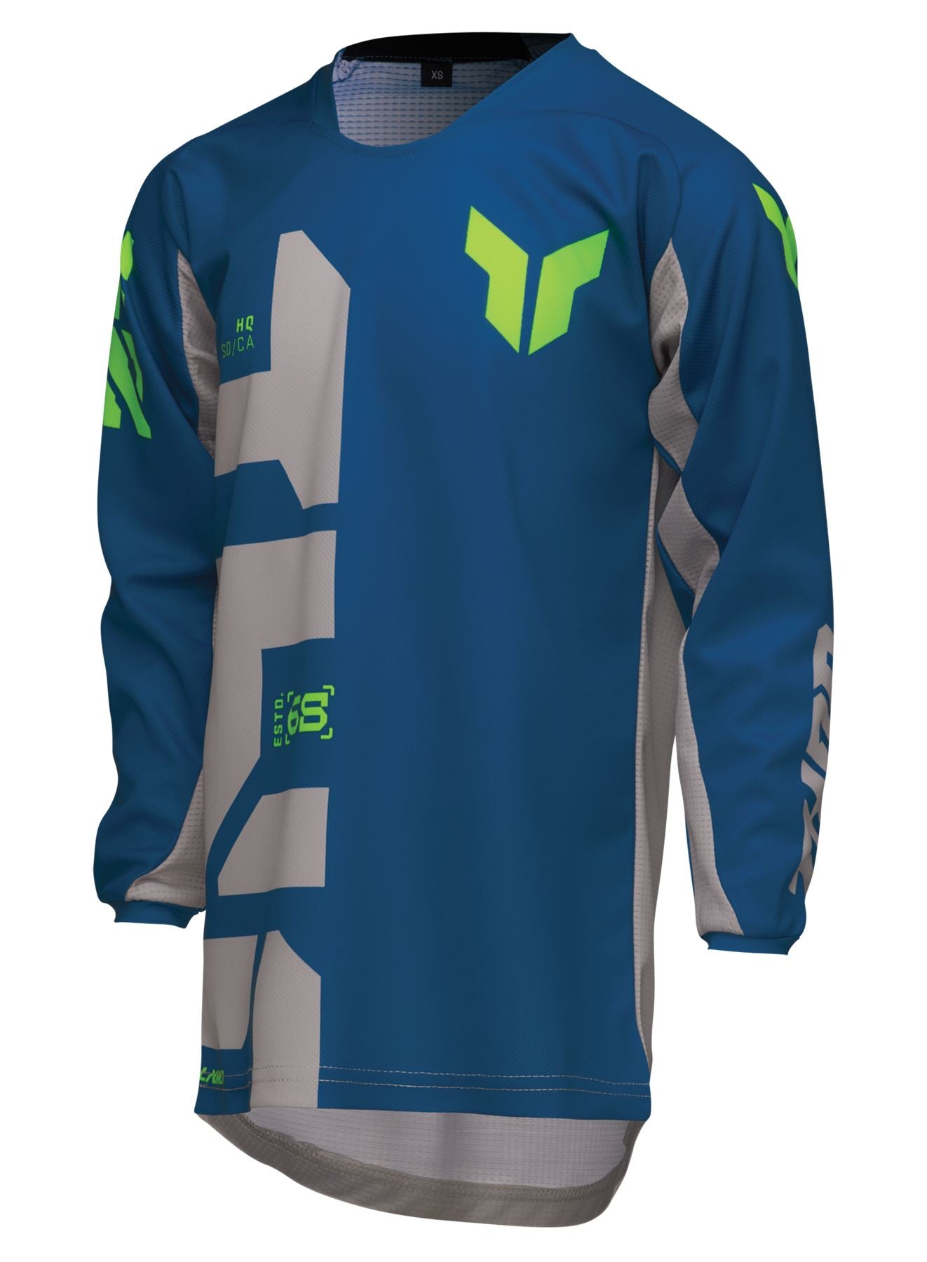 Thor 2025 Motocross Jersey Youth Launchmode Forge Blue