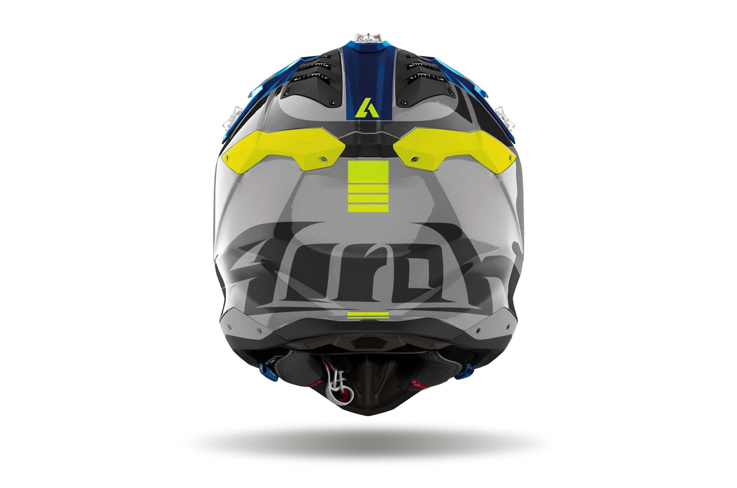 Airoh Helmet 2024 Aviator 3 Push Blue Gloss HPC Carbon