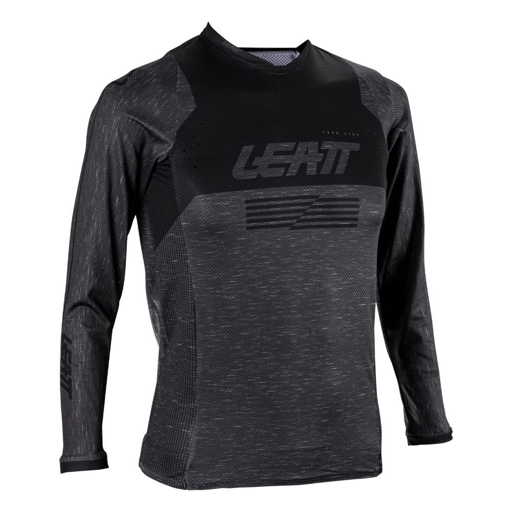 Leatt 2026 Motocross Jersey Youth 4.5 Stealth Black Grey