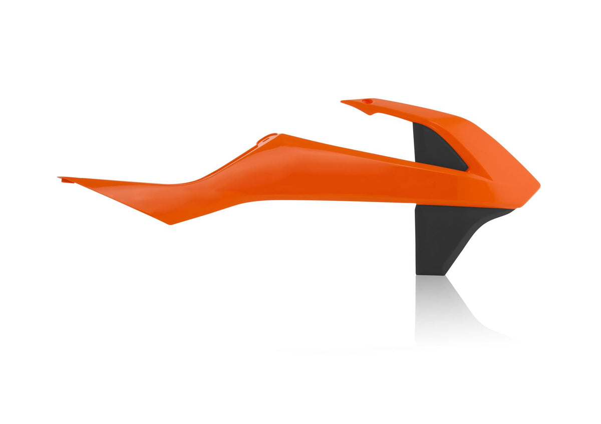 Acerbis Radiator Rad Scoops Orange Black 016 0022928.209.016