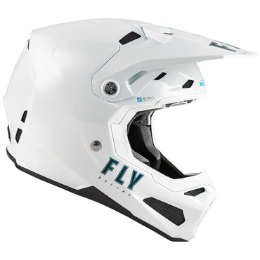 Fly Racing 2025 Formula S Carbon Solid Motocross Helmet White